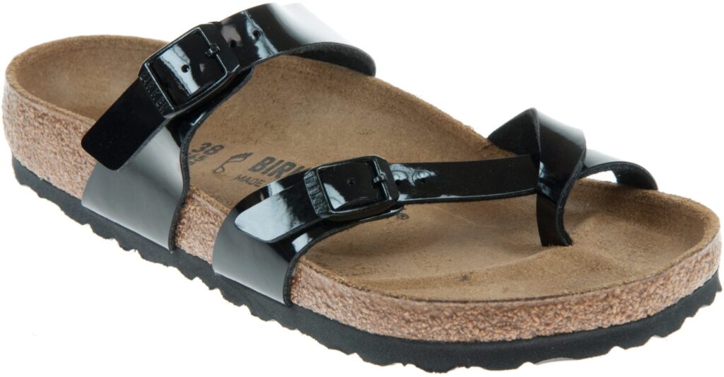 Birkenstock MAYARI slipper dames zwart lak