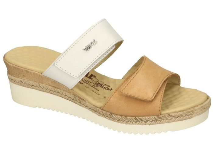 Vital OLIVIA slipper met sleehak camel