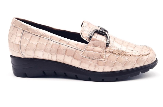 Pitillos Piedra gesloten schoen beige croco