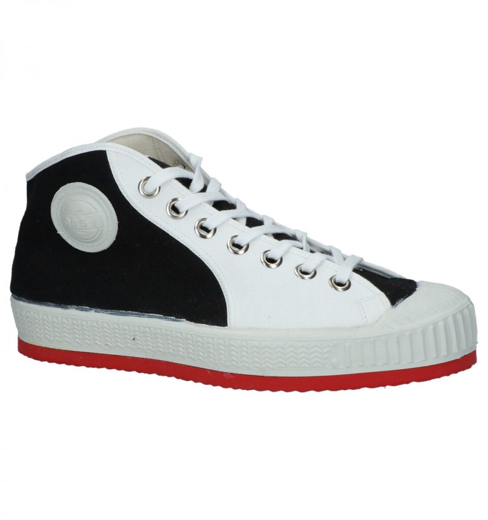 Cebo 0051 Zwart/Witte Hoge Sneakers