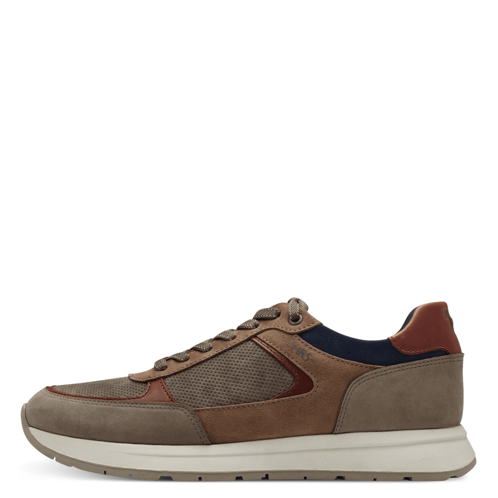 Tamaris sneaker heren Taupe combi