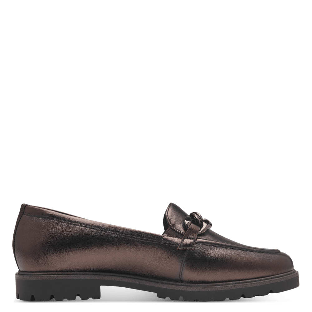 Tamaris loafer MOCCA METAL