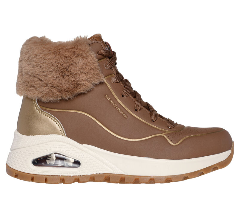 Skechers Uno bottine taupe dames