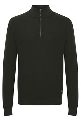 Blend CODFORD HALFZIP gebreide pull groen