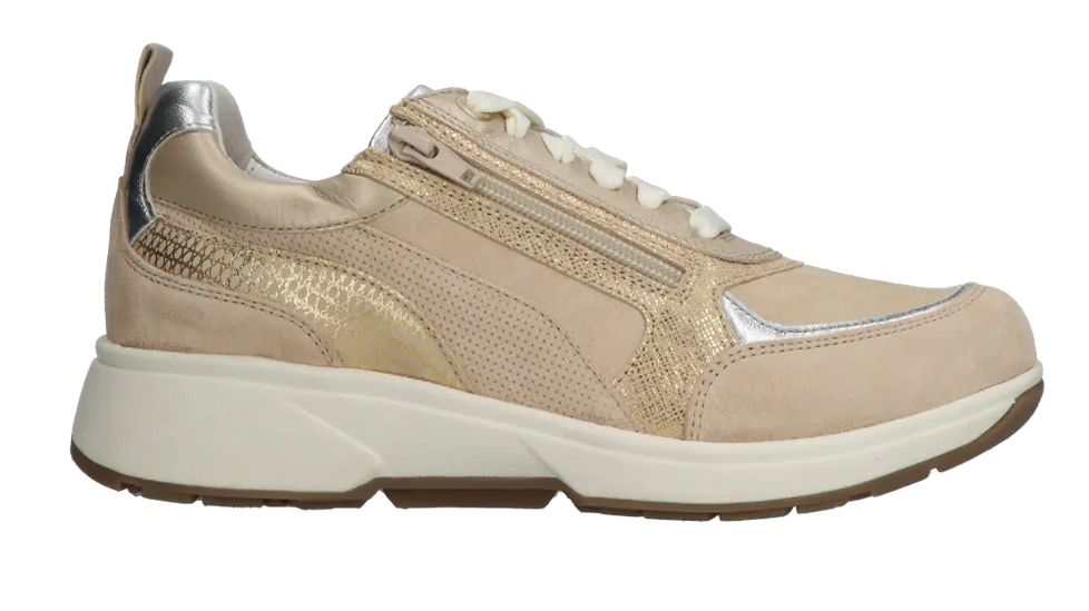 Xsensible Valletta sneaker dames Sand Combi