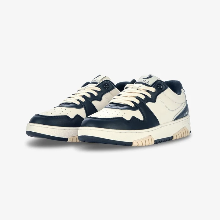 SJ sneakers heren ICON LOW Zwart- Wit