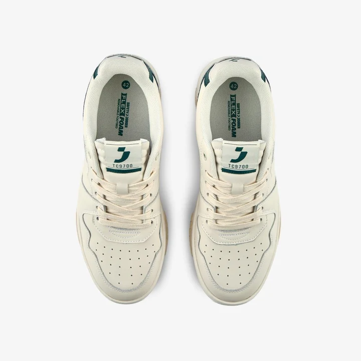 SJ sneakers heren ICON LOW groen- Wit