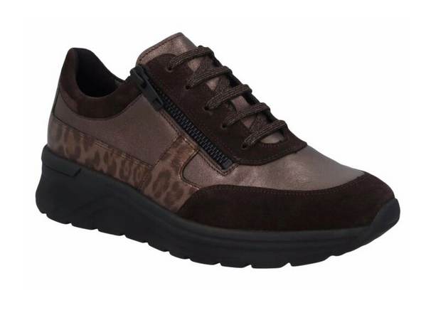 Solidus Karma sneaker dames bruin leopard