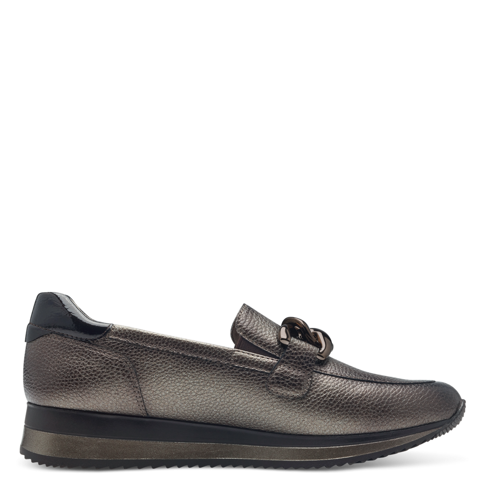 Jana sneaker slip-on dames zwart