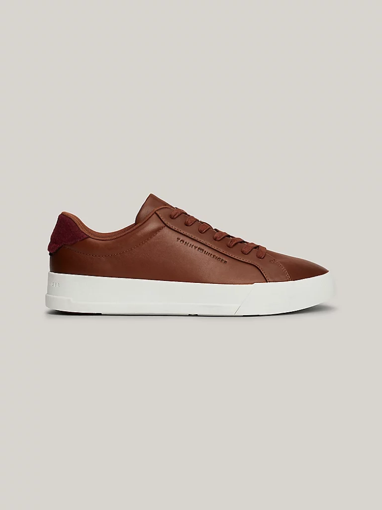 Tommy Hilfiger Court seas senaker heren winter cognac