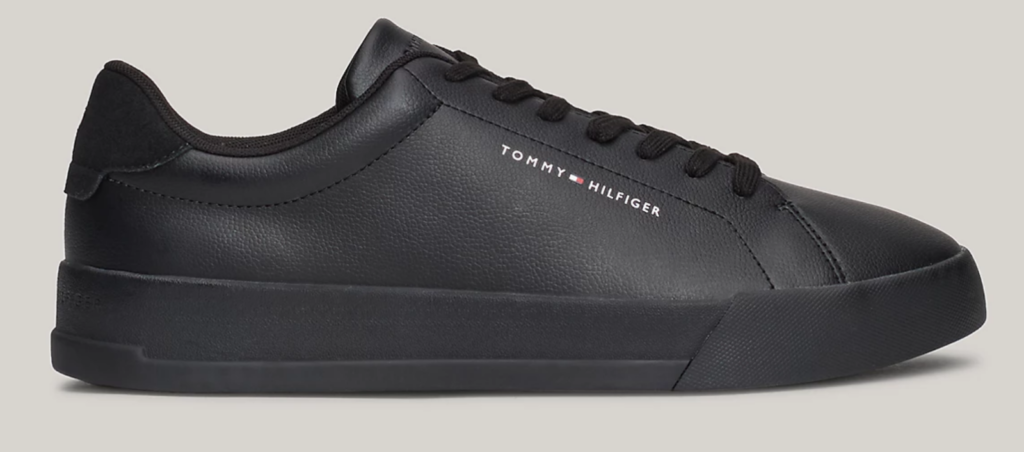 Tommy Hilfiger essentiam court heren sneaker zwart