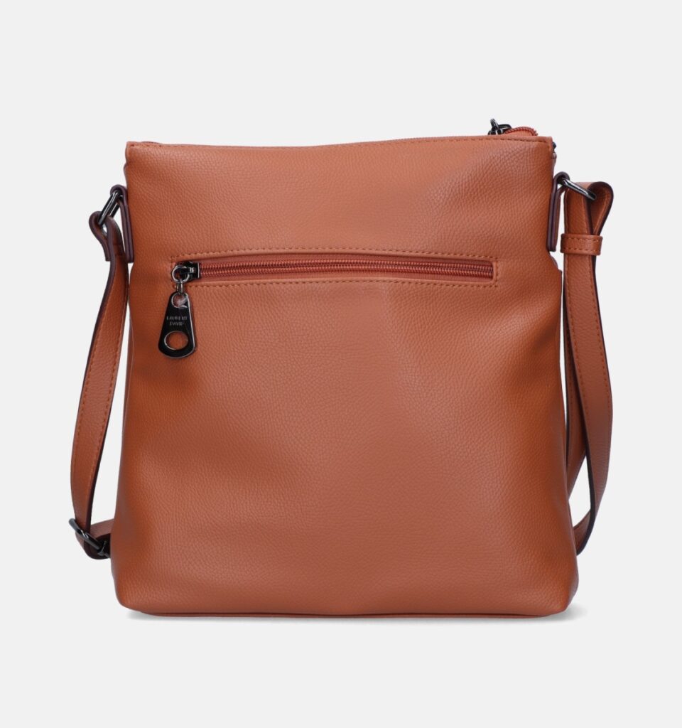 Laurent David Crossbody tas cognac