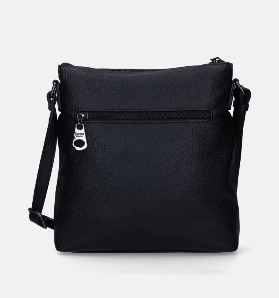 Laurent David crossbody tas zwart