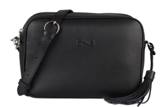 NATHAN BAUME Cross body Camera Bag leder zwart