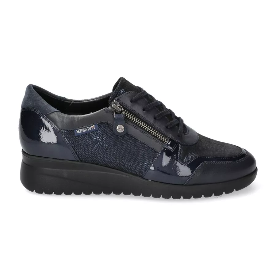 Mephisto Jasmina veterschoen dames blauw