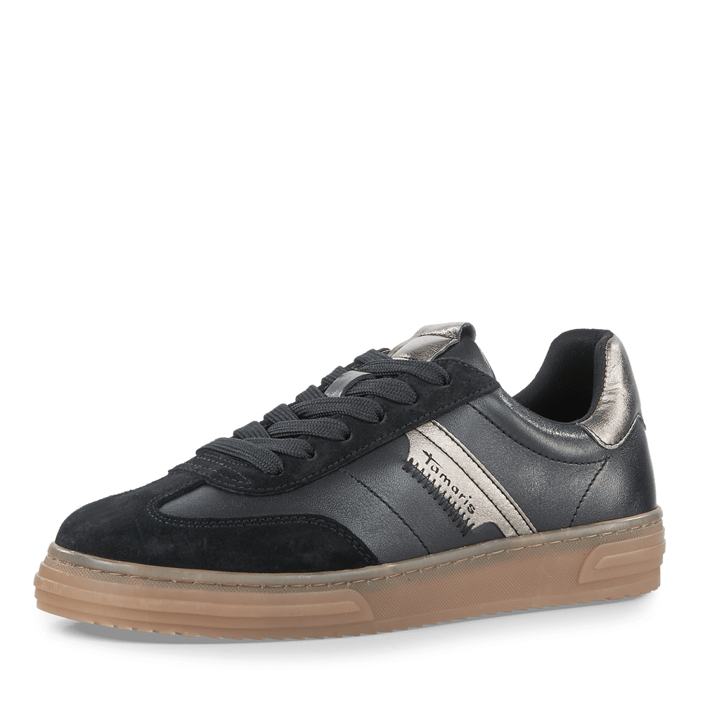 Tamaris sneaker dames black leather