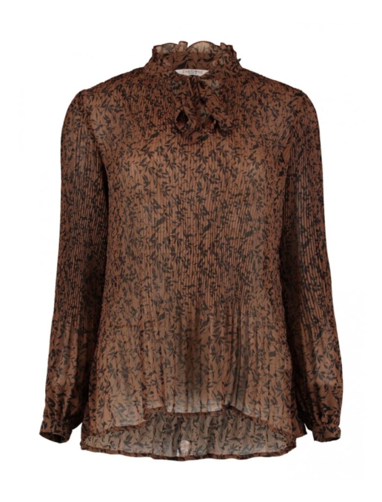 Zabaione Jaqueline blouse bruin