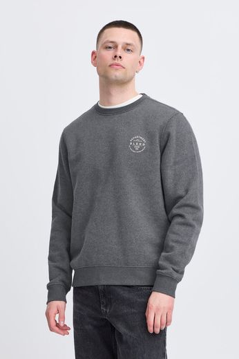 Blend IBAI sweater houtkool zwart