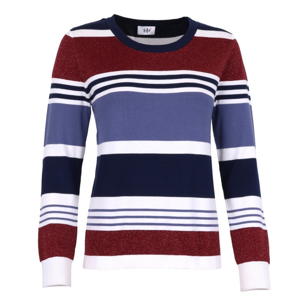 She Goes LaLa Gabi pull ronde hals navy
