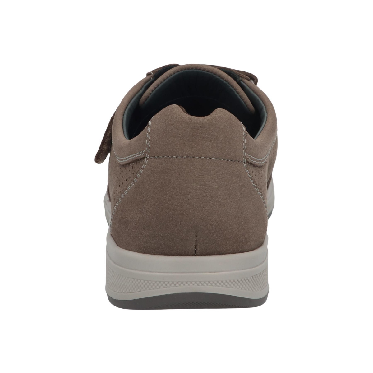 Kai RANCH comfort met celcro heren K-breedte grijsbruin