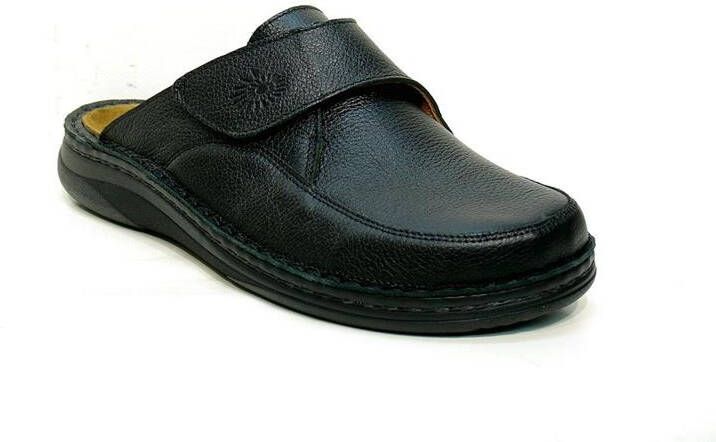 Helix pantoffel uitneembaar voetbed heren zwart