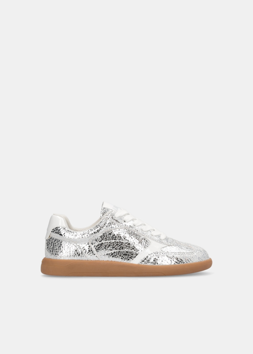 Liu Jo Connor 01 sneaker dames Metallic crackle leder