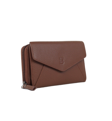 Belluga Eternity portemonnee leder cognac
