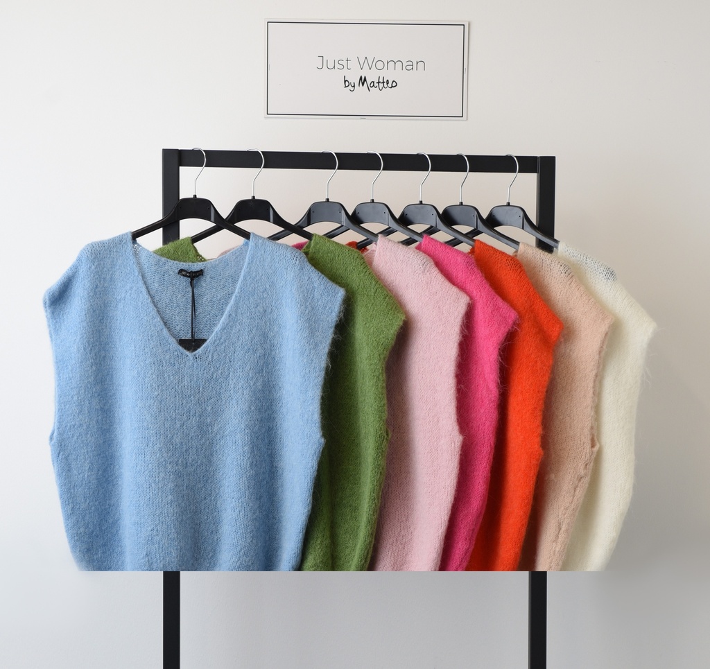 Just Woman by Matteo Doha debardeur lichtblauw