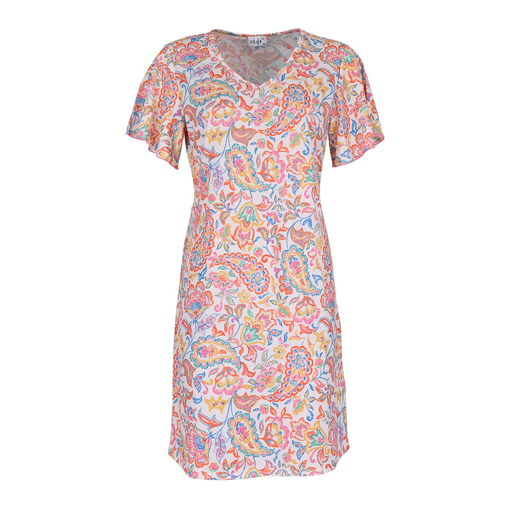 She goes lala Janneke kleed lang off-white