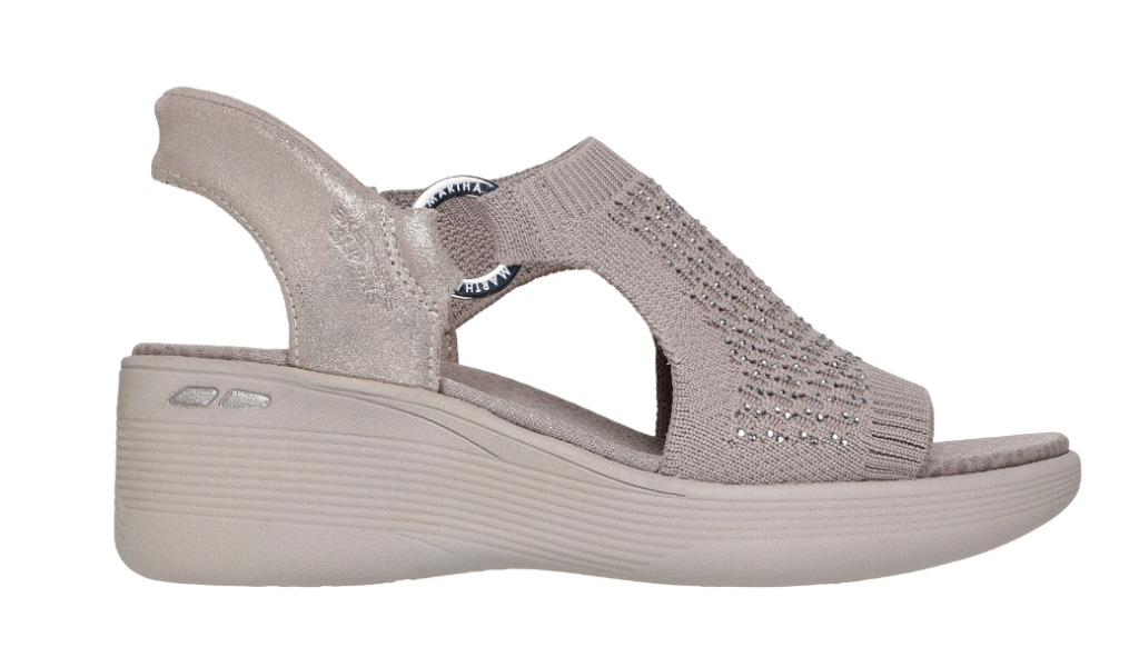 Skechers Slip-ins Martha Stewart sandaal dames taupe