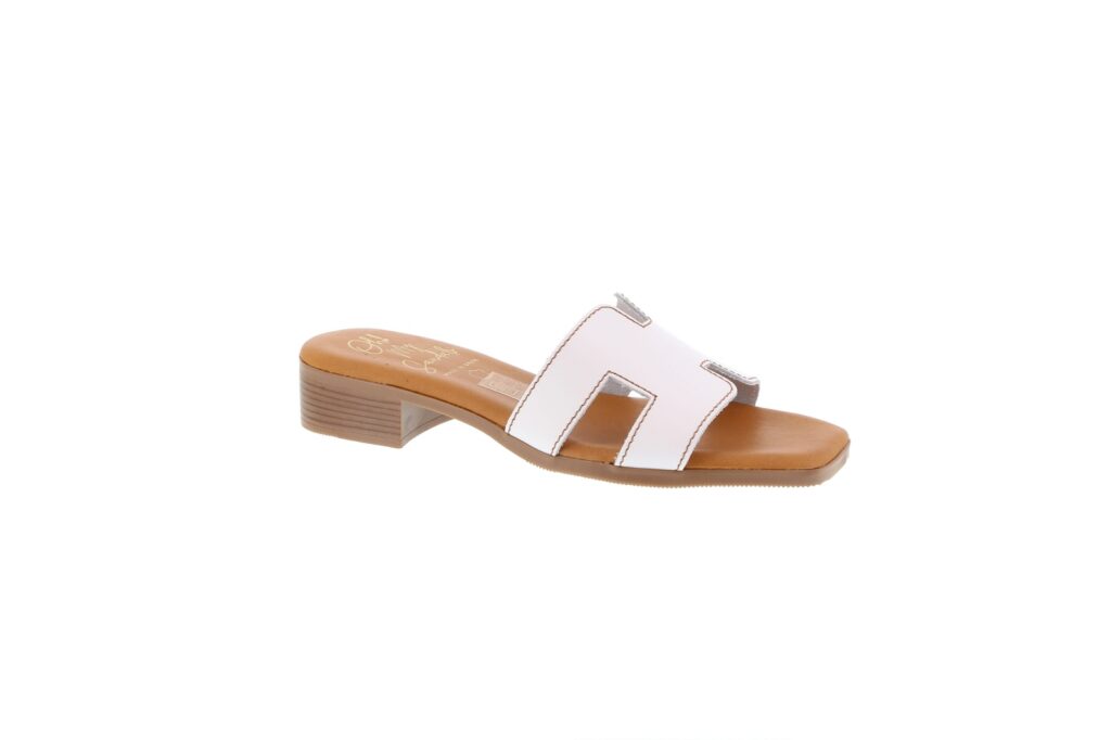 Oh my Sandals vaqueta Blanco slipper wit