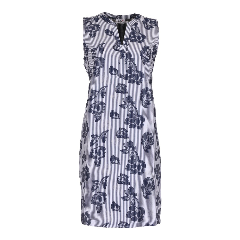 She Goes lala kleed V-hals Kathleen Navy