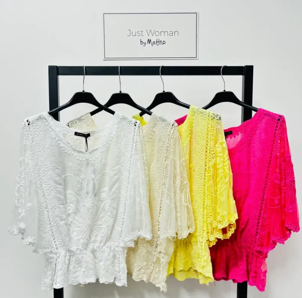 Just Woman by Matteo Maiori blouse fuchsia