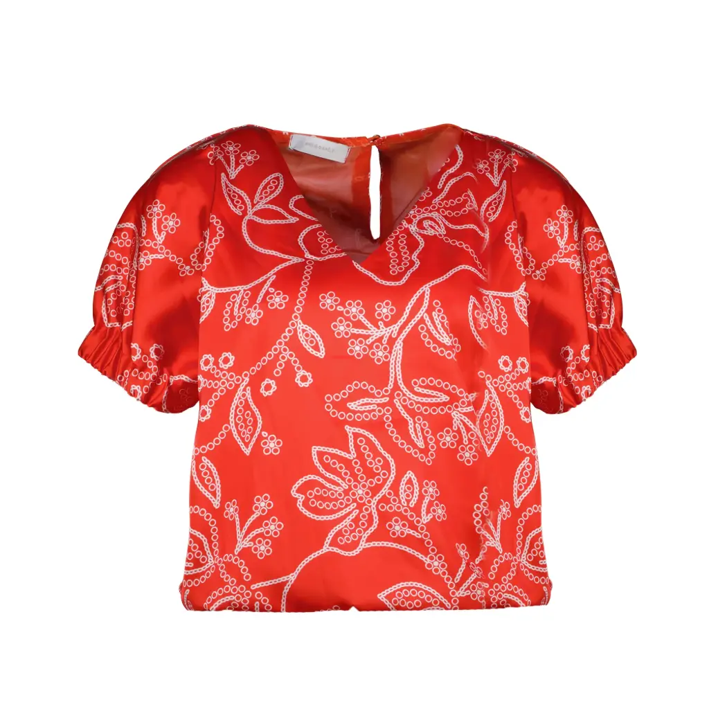 Amélie & Amélie Luana blouse coral