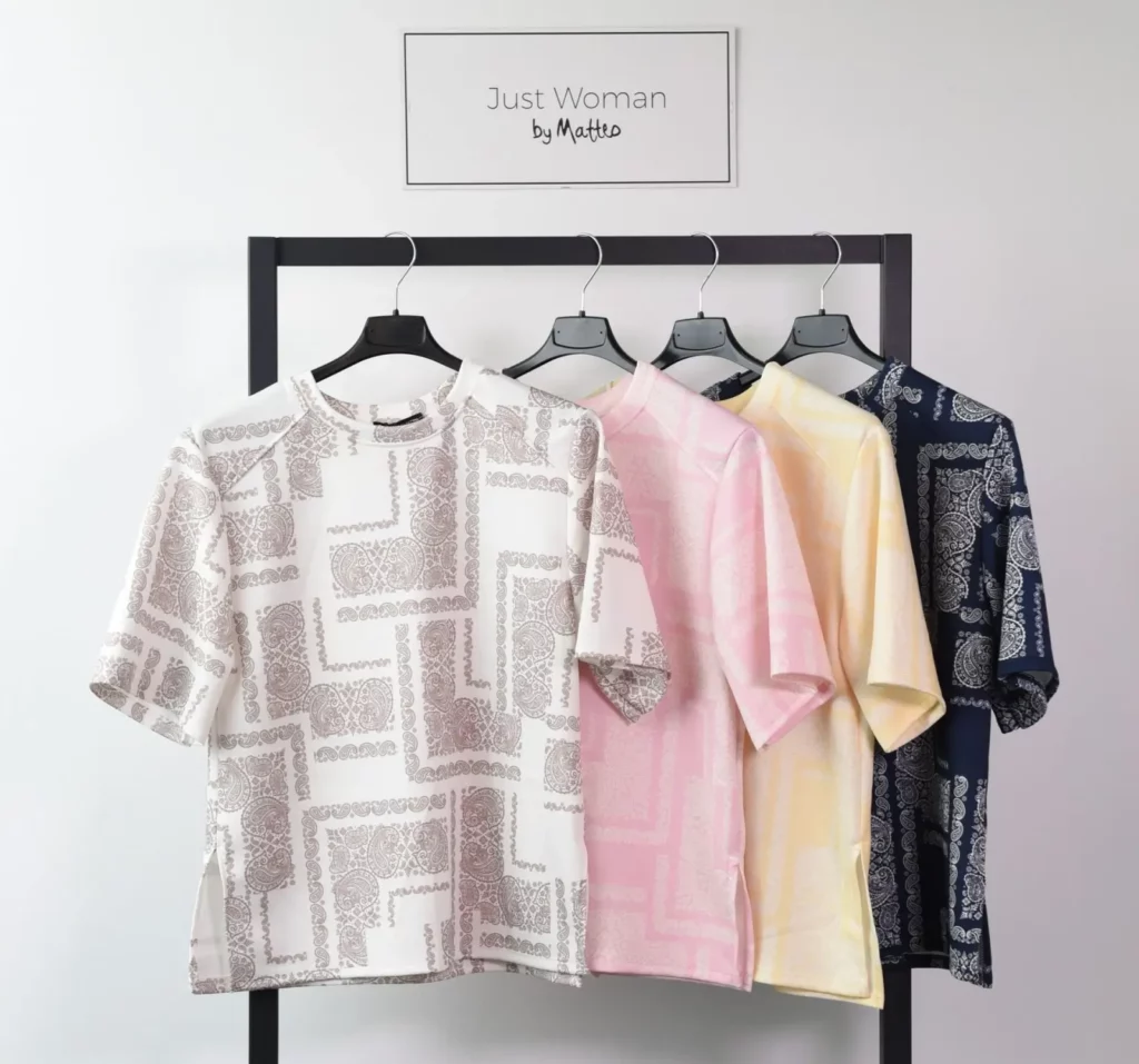 Just Woman by Matteo Ascea t-shirt roze TU