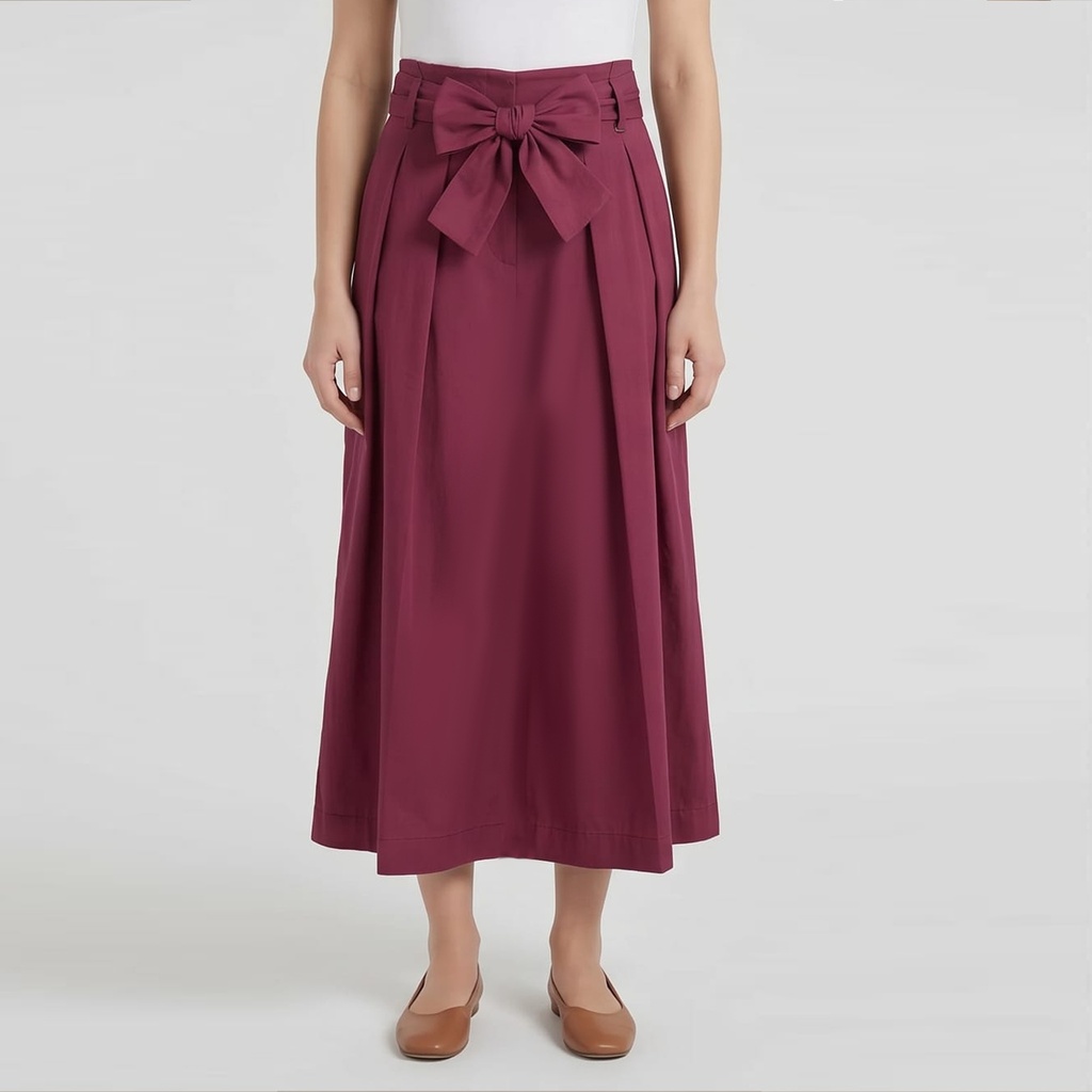 Amélie & Amélie Marcella rok met strik bordeaux