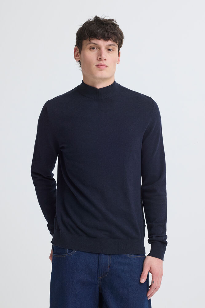 Blend BHBAGGE HIGH NECK KNIT zwart