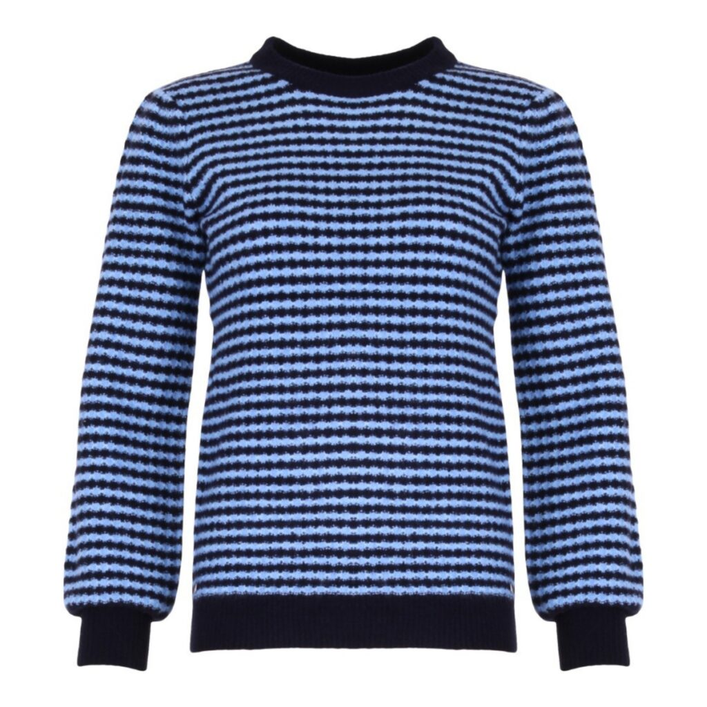 She Goes LaLa Martina pull ronde hals blauw
