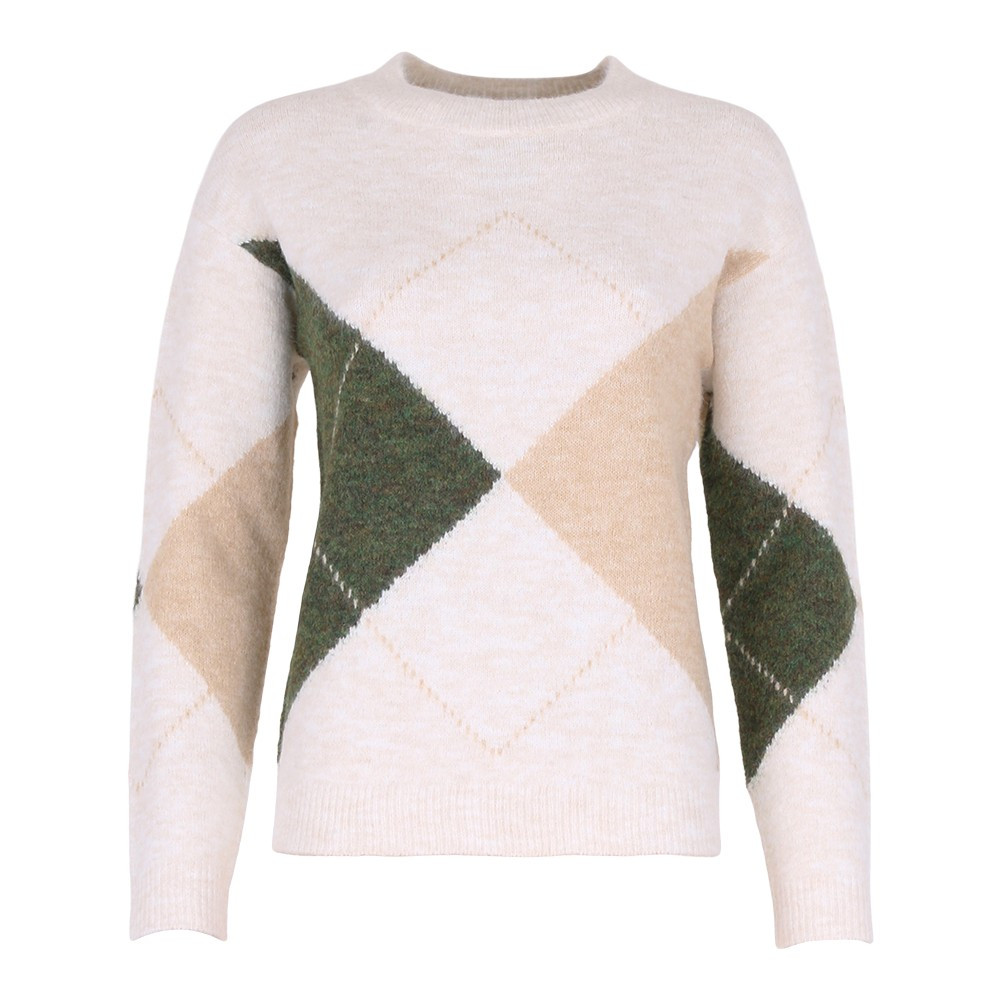 She Goes LaLa Melanie pull ronde hals beige