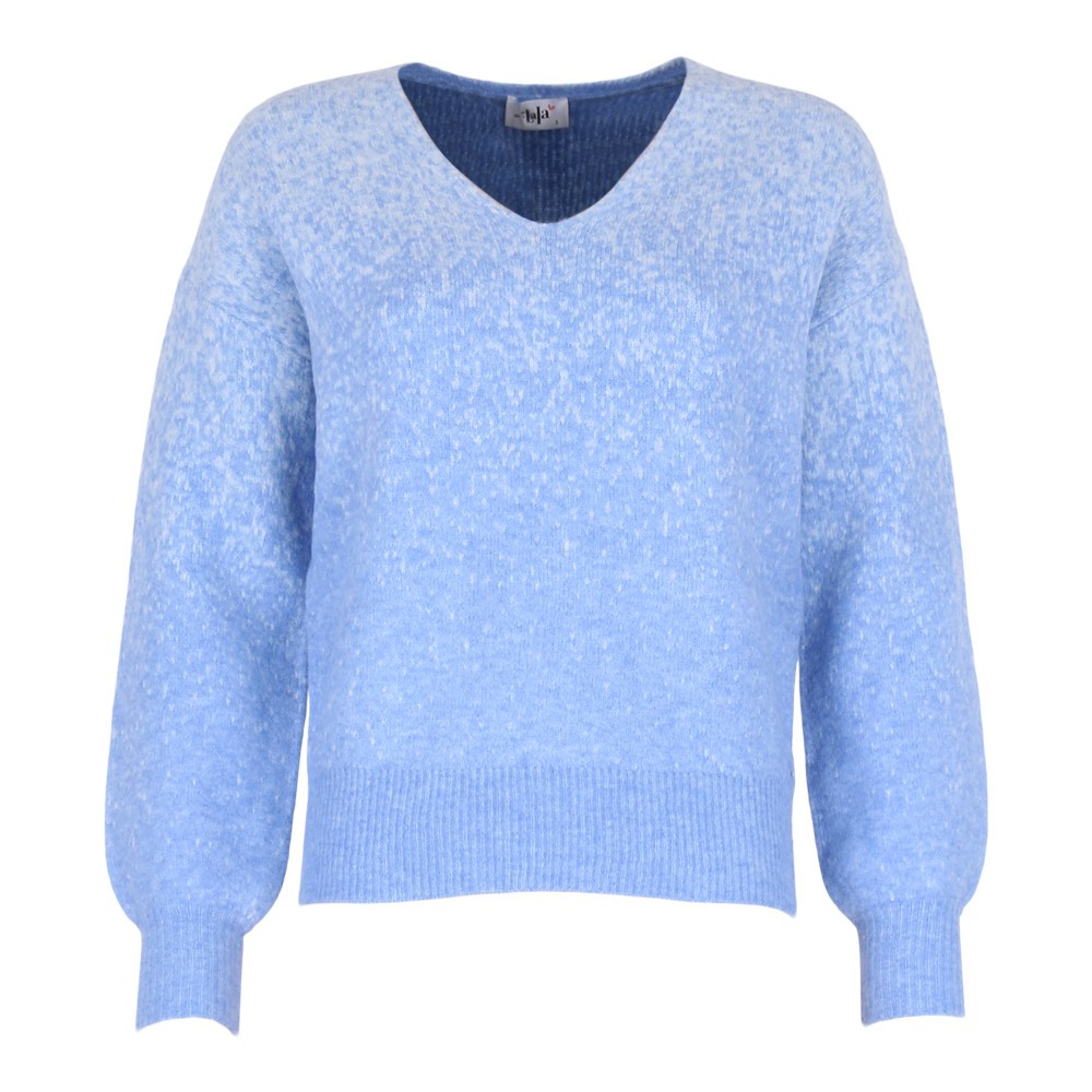 She Goes LaLa Mia pull V-Hals blauw