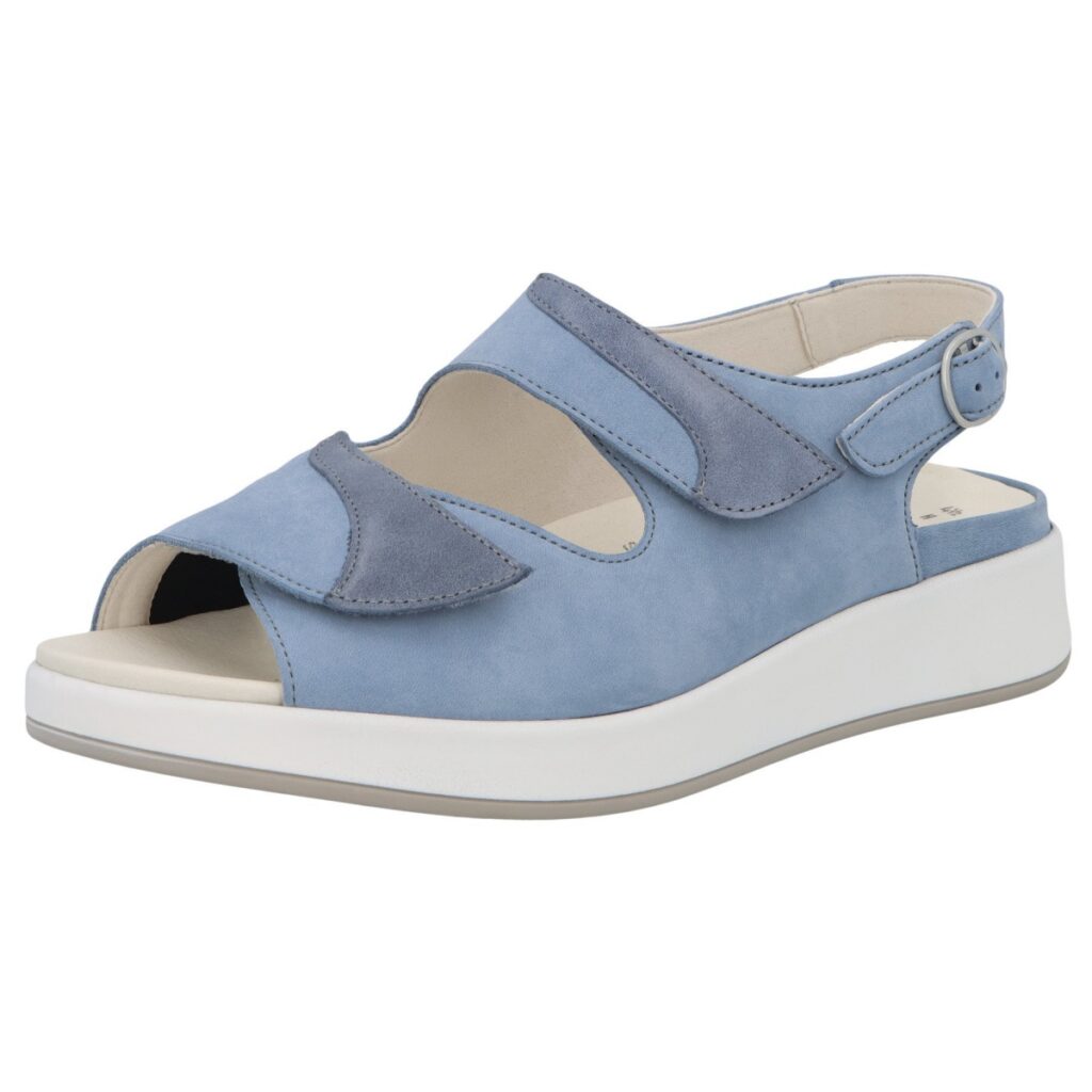 Solidus sandaal Hannah NUBUK blauw