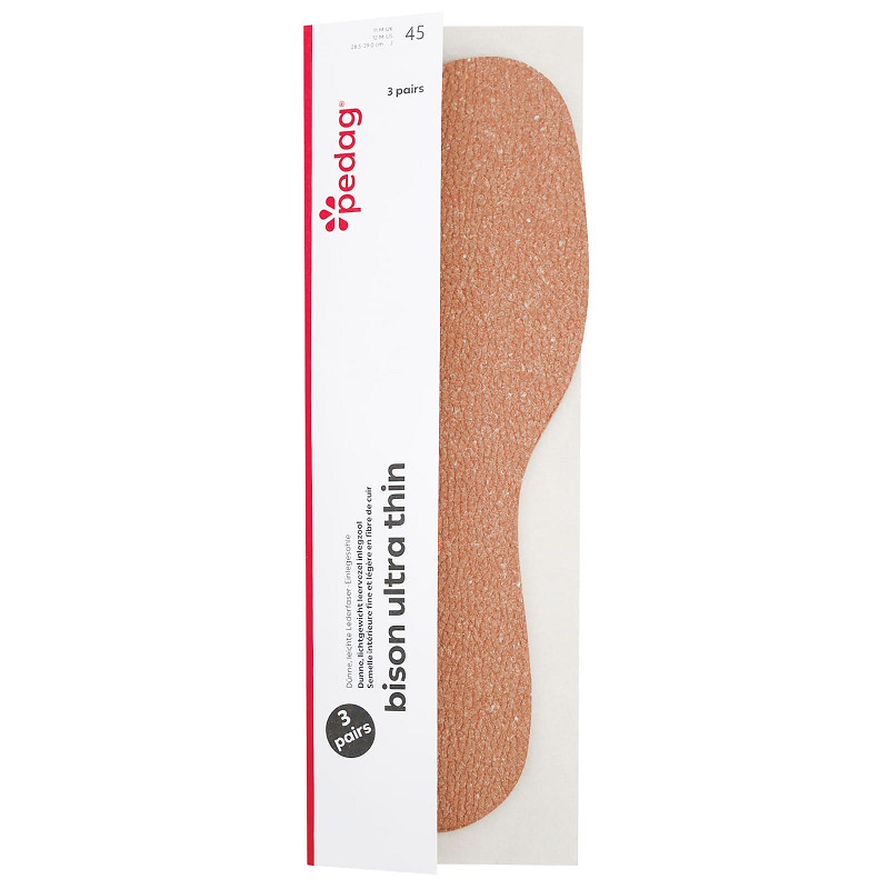 Bison ultra thin, een extra dunne en lichtgewicht inlegzool