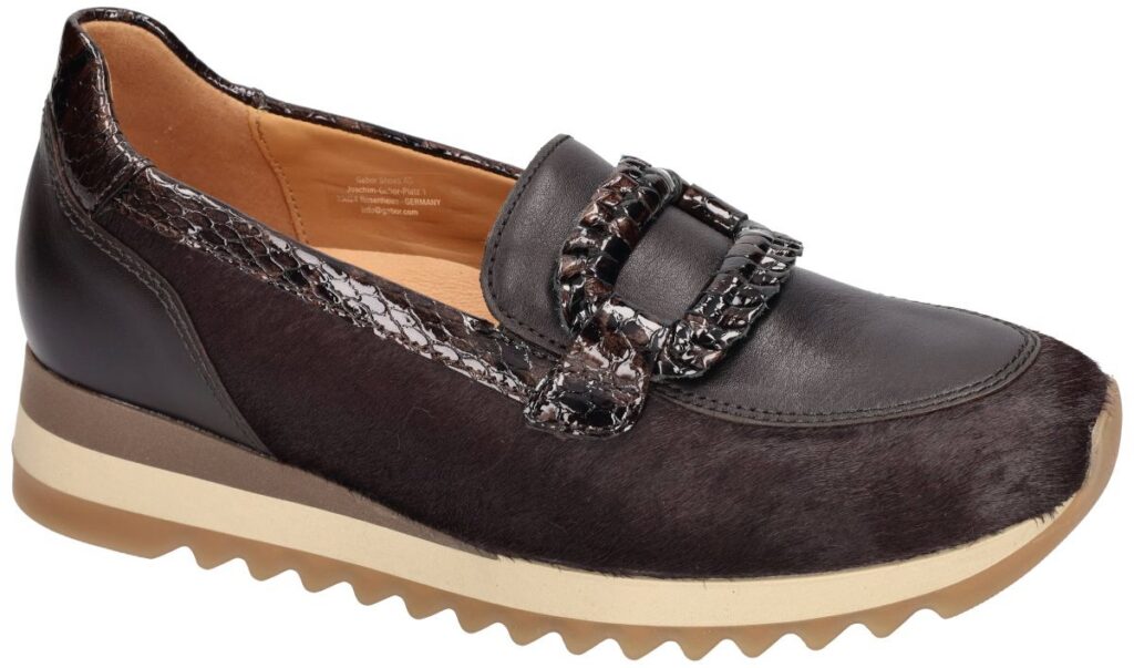 Gabor loafer moccasin donkerbruin