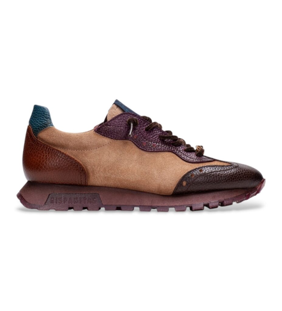 Hispanitas Oregon Sneaker velour navy blue