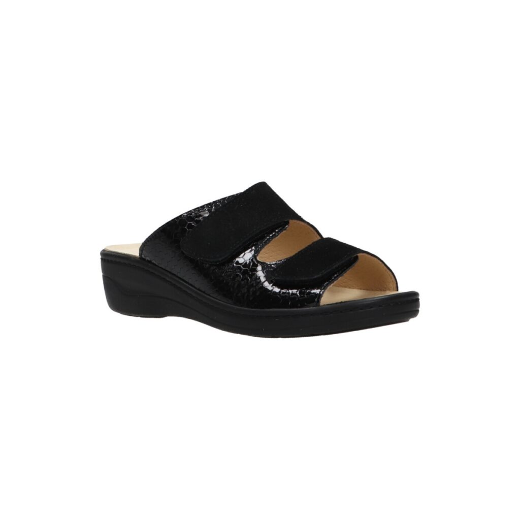 Franken slipper dames zwart