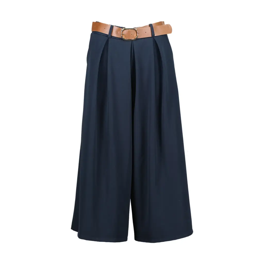 Amélie & Amélie Cancun broek met riem choco