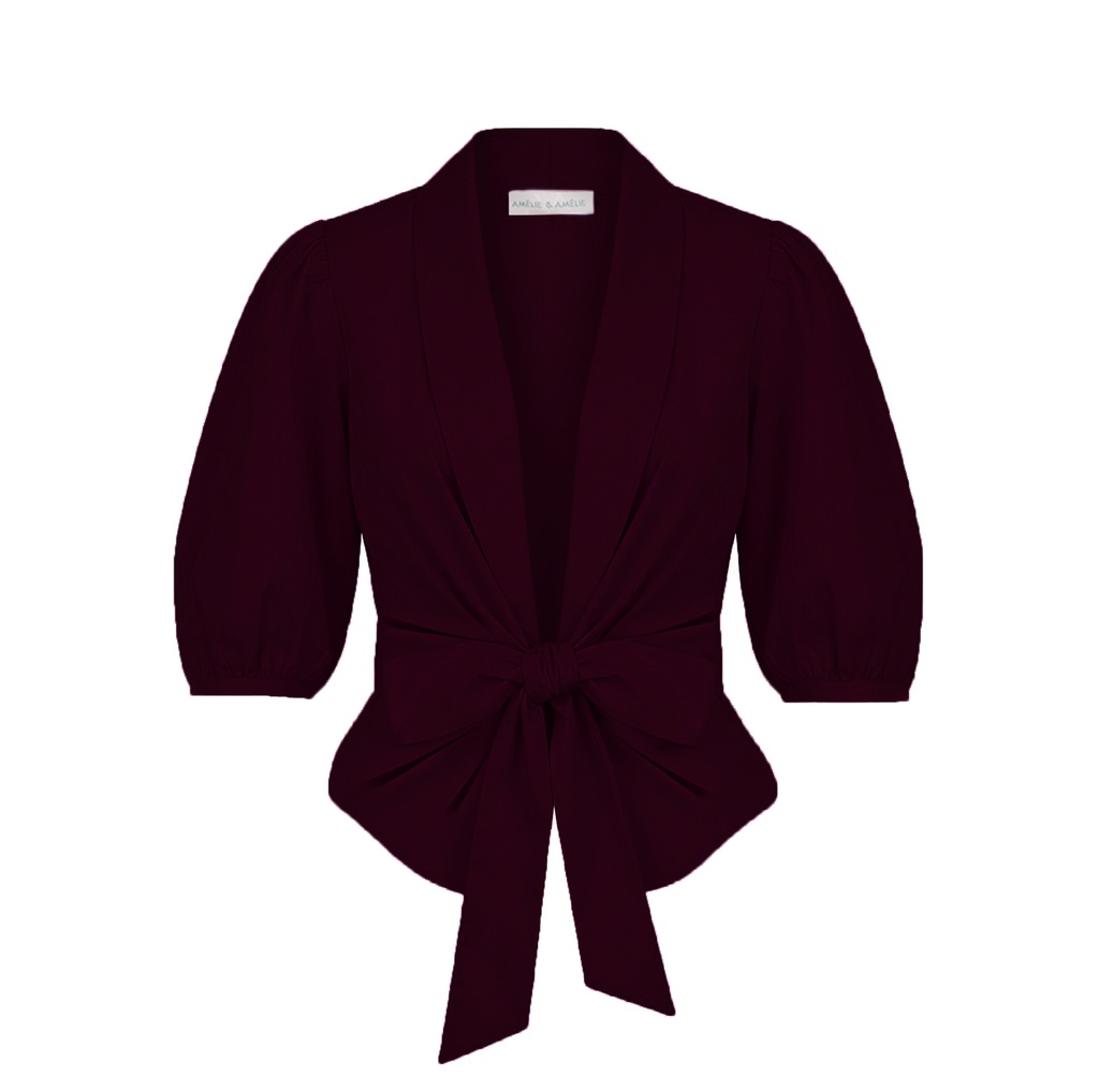 Amélie & Amélie Lena blouse bordeaux