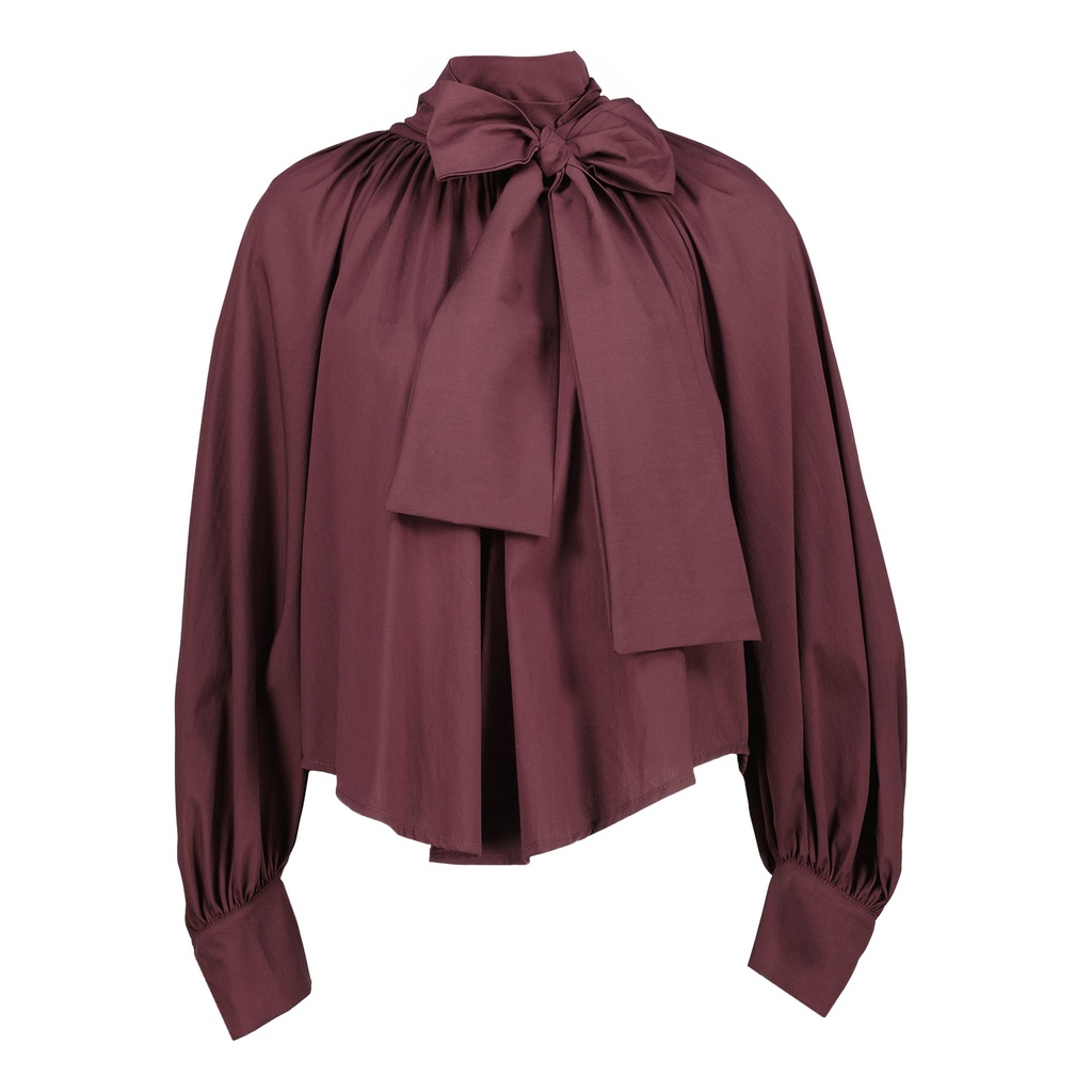 Amélie & Amélie Monteria blouse aubergine
