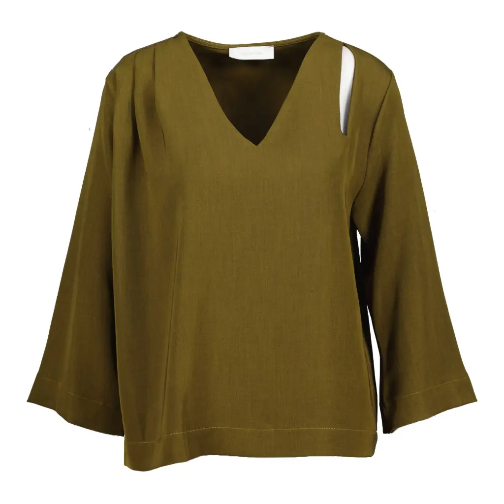 Amélie & Amélie New Acosse trui khaki