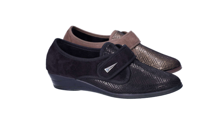 Comfort plus pantoffel taupe